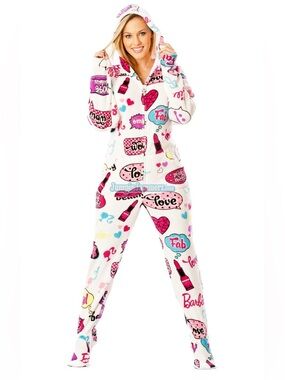 Barbie Fleece Hooded Onesie